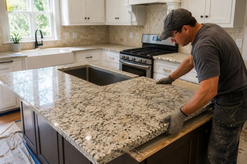 Granite Installation in Marin County, CA