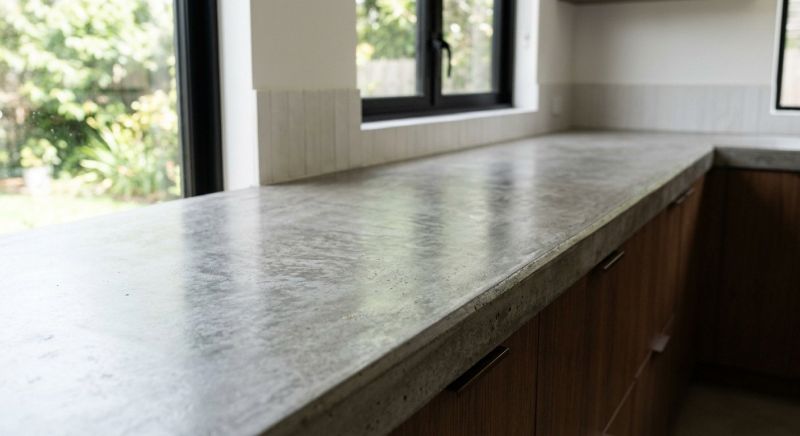 Cement Counter Installation in Santa Rosa, CA