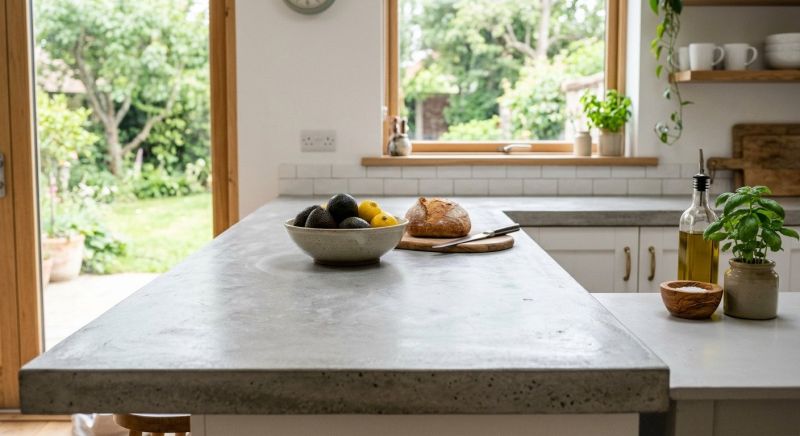 Cement Counter Installation in Santa Rosa, CA