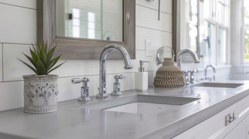 Cement Countertop Installation