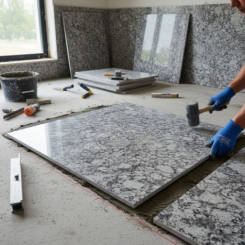 Quartz Slab Installation
