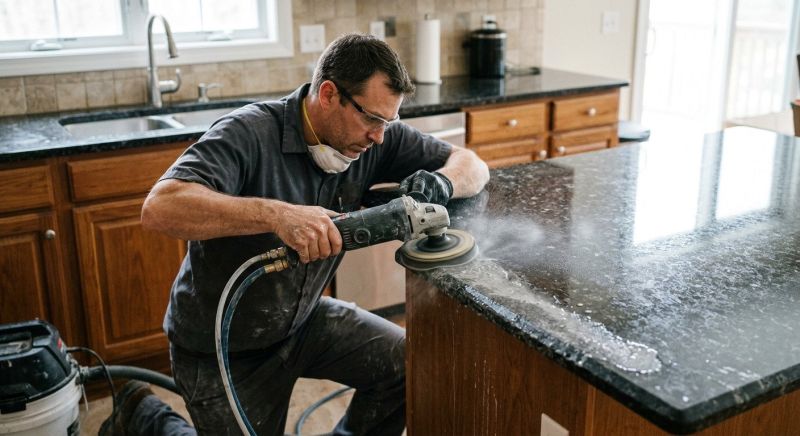 Marble Countertop Polishing in Roseville, CA